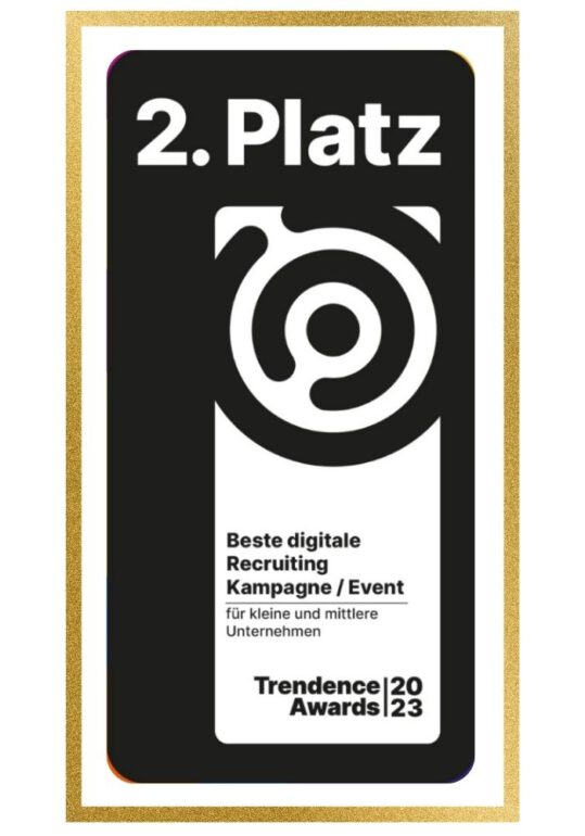 2. Platz Trendence Award