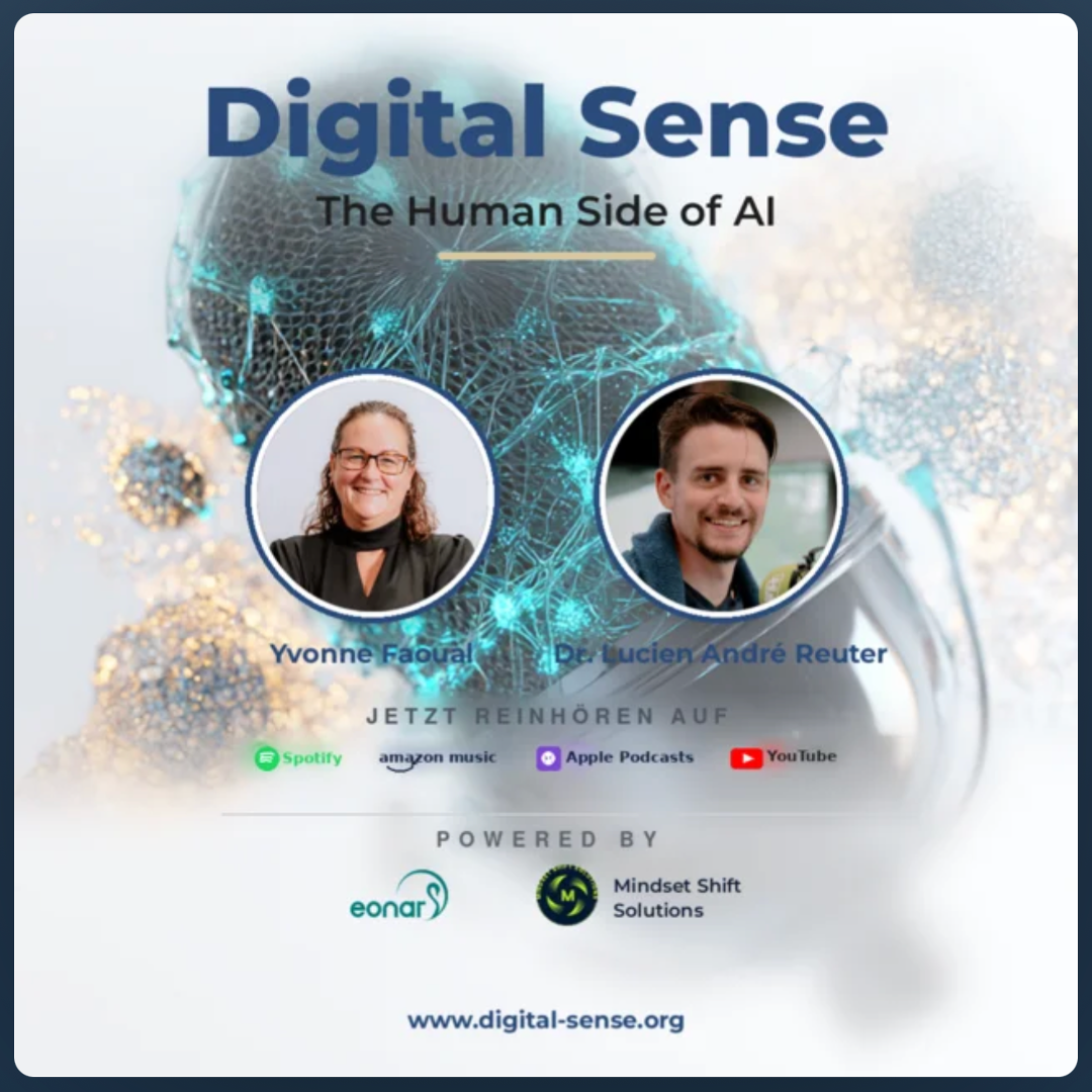 Der Alumnus der Hochschule Darmstadt Dr. Lucien André Reuter erzählt in unserem Studien- und Berufsorientierungspodcast "Studium und dann?" unter anderem von seiner Arbeit als Host und Moderator des Podcasts „Digital Sense – the human side of AI“. Titel der Episode: Menschlicher Einfallsreichtum als Erfolgsfaktor: Gründer und Dozent Dr. Lucien André Reuter darüber, warum KI uns unterstützen, aber nicht ersetzen kann
Moderation: Sophia Overbeck Redaktion: Leuphana GmbH